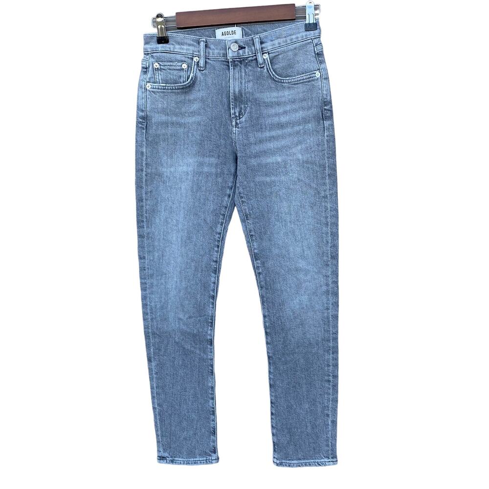 AGOLDE Gray Mid Rise Slim Ankle Jeans NWOT Size 24